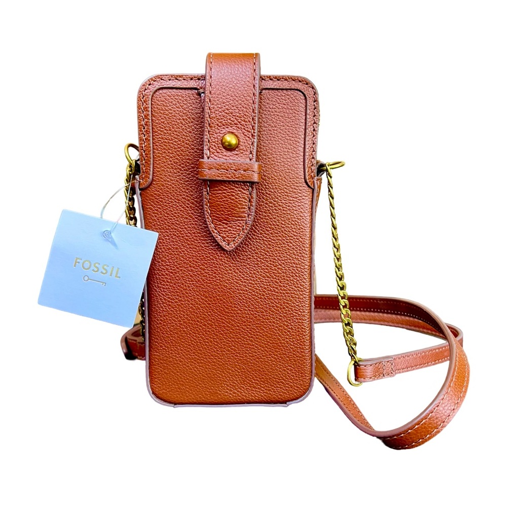 FOSSIL Lainie Crosbody Medium Brown NWT